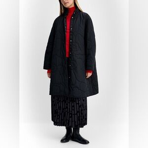 Marimekko Keramika Piirto Unikko Lightweight padded coat